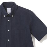THE NERDYS / Cotton Silk&Lamie Seeasucker Short Sleeve Shirt 2