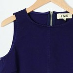 YMC / Sleeveless Cotton Twill Top navy 3