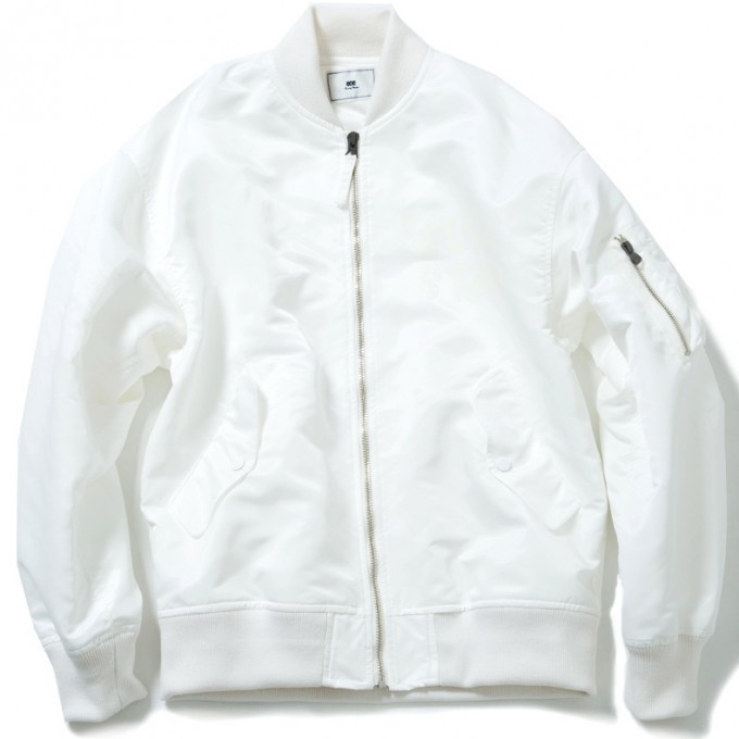 soe / Bomber Jacket "SUPA STAR"  WHITE 1