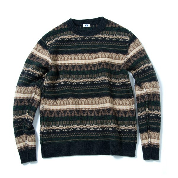 soe / 7G Crew Neck Sweater  Single Jacquard 1