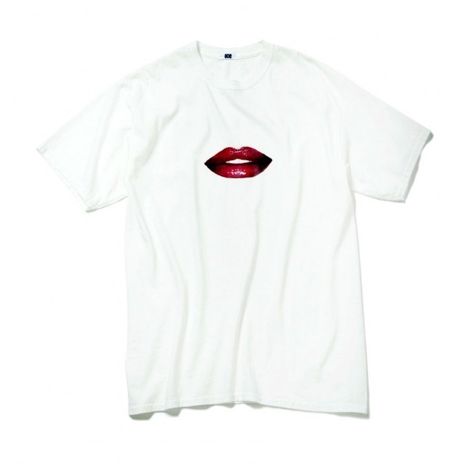 soe / H/S CREWNECK T-SHIRT  "LIP" - 画像1枚目