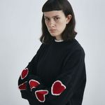 LAZY OAF / HEART SLEEVE SWEATSHIRT 2