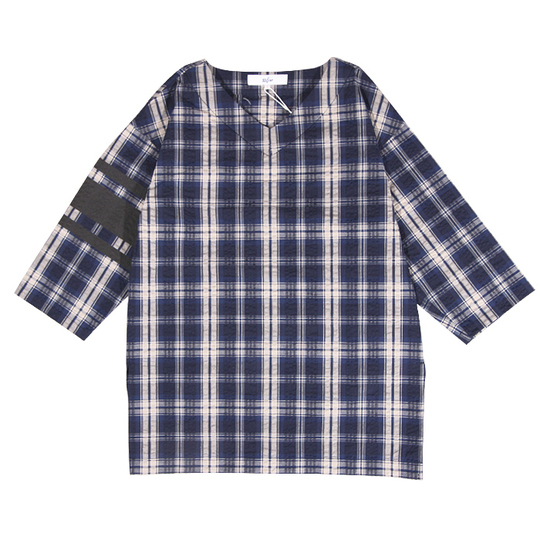 so far / Rugby Shirt CHECK（BLUE） - 画像2枚目