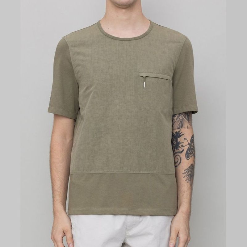 COMBINATION TEE　MILITARY GREEN / Folk - 画像2枚目