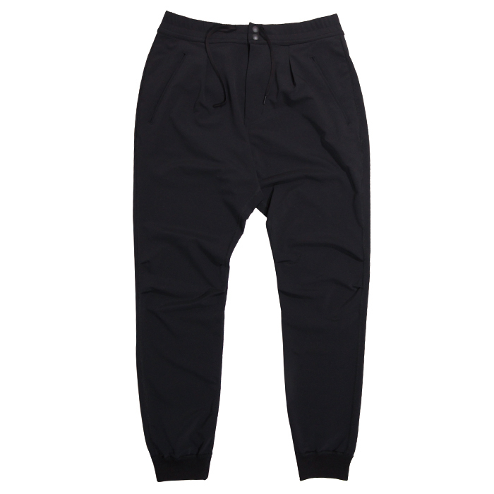 So far / Rib Tack Pants　Black