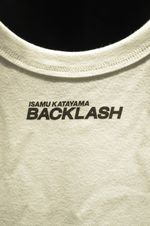 タンクトップ　BACKLASH　ロゴプリント　ホワイト [ISAMUKATAYAMA A102-01 WHITE] 2