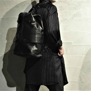 ボンサック　ジャパンホース　タンニンレザー　ワックス仕上げ - 画像1枚目