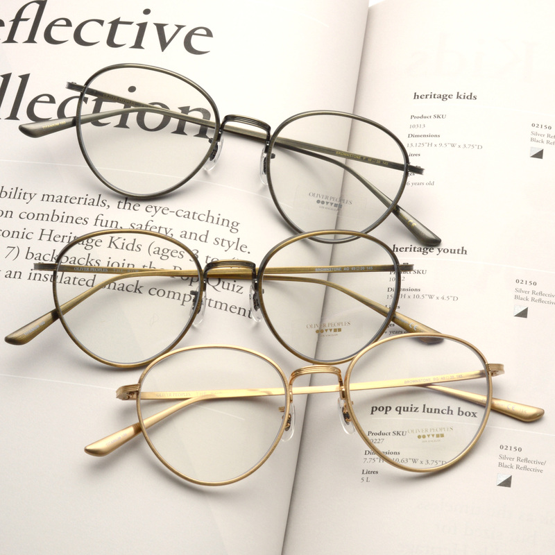 BROWN STONE  / OLIVER PEOPLES THE ROW 1