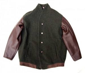 the Sakaki「stadium jumper (Cow leather)」