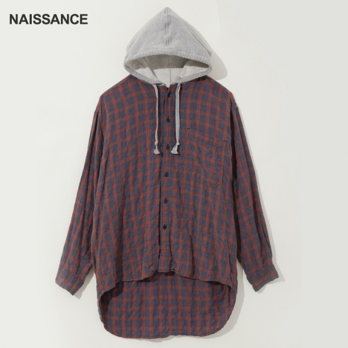 NAISSANCE Plaid Shirt Parka - 画像1枚目