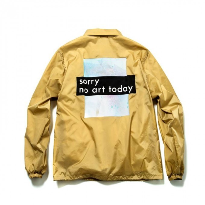 soe Nylon Coach Jacket "THENEWART" - 画像2枚目