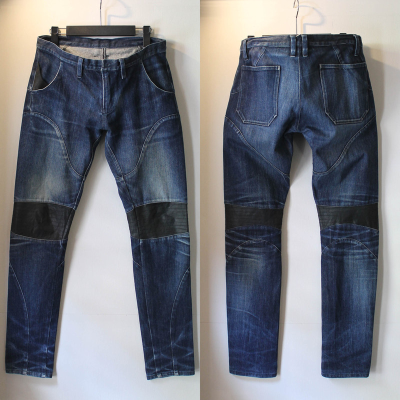 NICK NEEDLES "SKINNY DENIM" BLUE&BLACK - 画像3枚目