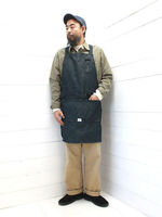 SASSAFRAS WHOLE HOLE APRON 13.5oz DENIM 2