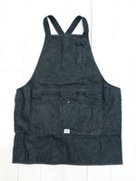 SASSAFRAS WHOLE HOLE APRON 13.5oz DENIM 1