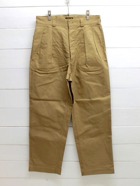 A VONTADE French Mill 2 Tac Chino Trousers / KHAKI VTD-0432 1