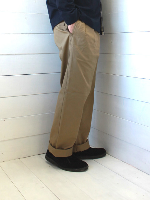 A VONTADE French Mill 2 Tac Chino Trousers / KHAKI VTD-0432 A VONTADE French Mill 2 Tac Chino Trousers / KHAKI VTD-0432