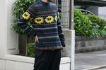 〈sacai man 2018 A/W COLLECTION〉Floral Knit Pullover 2