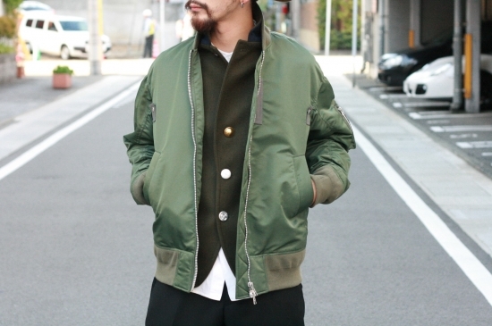 sacai man 2018 A/W COLLECTION〉Ma-1 Blouson - ラウンド トリップの