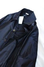 Silk Shantung Balmacaan coat 3