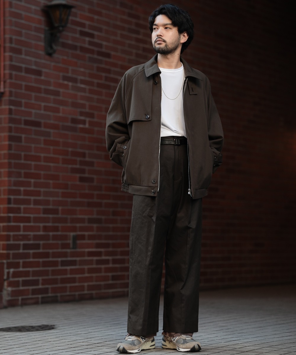 【 Rich I リッチアイ 】UNCLE [TUCK TAPERED TROUSERS・FINX COTTON]  - 画像3枚目