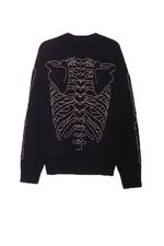 Skeleton Intarsia Cardigan 2