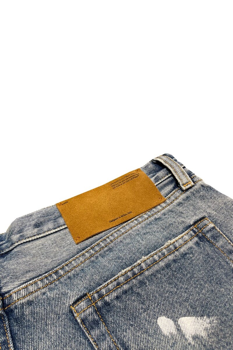 DIAG OUTLINE PAINT SLIM JEANS 4