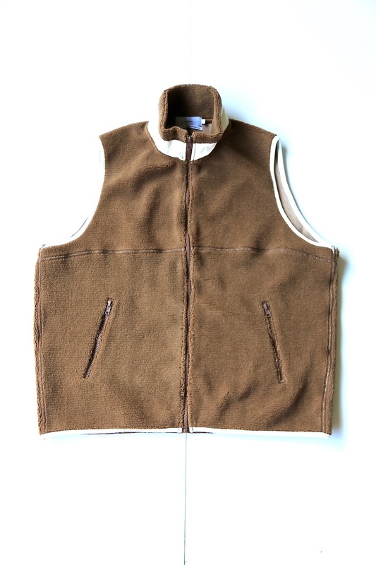 Graphpaper Wool Boa Zip-Up Vest発売！ 1