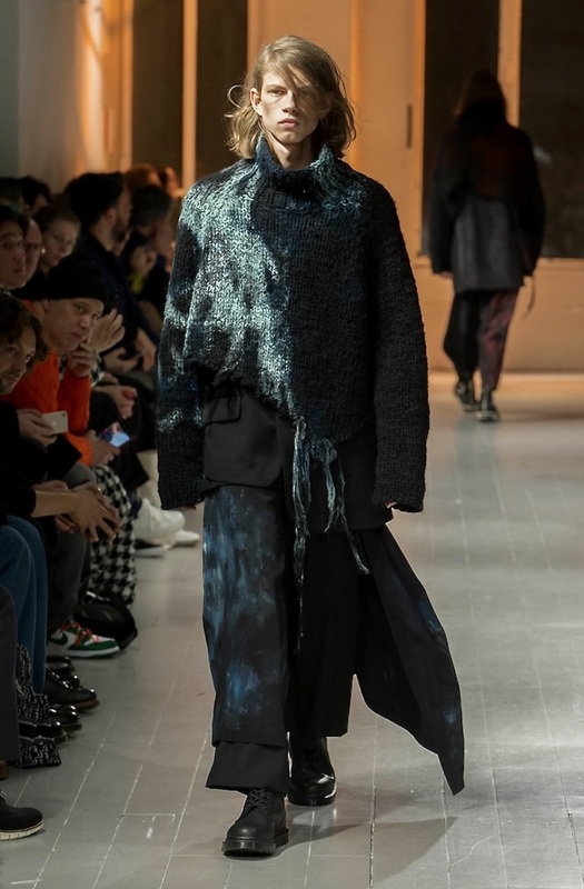 Yohji Yamamoto 朝倉ペイント手編みタートルB
