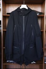 Y's BANG ON! Military hooded-Coat Black denim発売 3