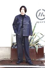 Graphpaper Colorfast Denim Two Tuck Pants再販 写真4 - マーク 山口 