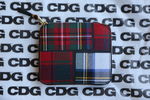 Wallet COMME des GARCONS CDG Wallet Tartan Patchwork Red発売 1