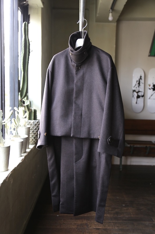 定価9超 YOKE 3Way Bal Collar Share Coat-