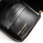 Wallet COMME des GARCONS 二つ折りZIP財布ブラックレインボー(SA2100BR)発売 5