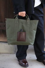 Hender Scheme campus bag small(mj-rb-cba)khaki green発売 2