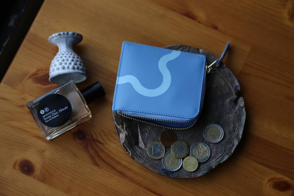 Wallet COMME des GARCONS コムデギャルソン ルビーアイL字型ZIP財布(SA3100RE)BLUE発売 1