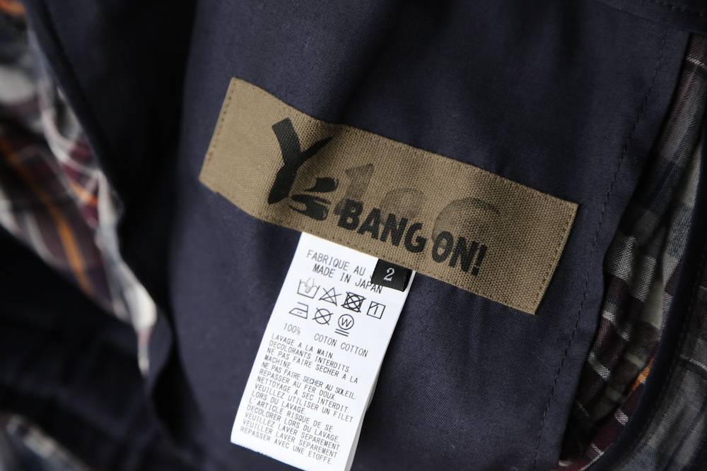 Y's BANG ON! BANG ON! チェックワイドパンツ(YA-P14-030-1S21)グレー※1月9日発売  - 画像4枚目