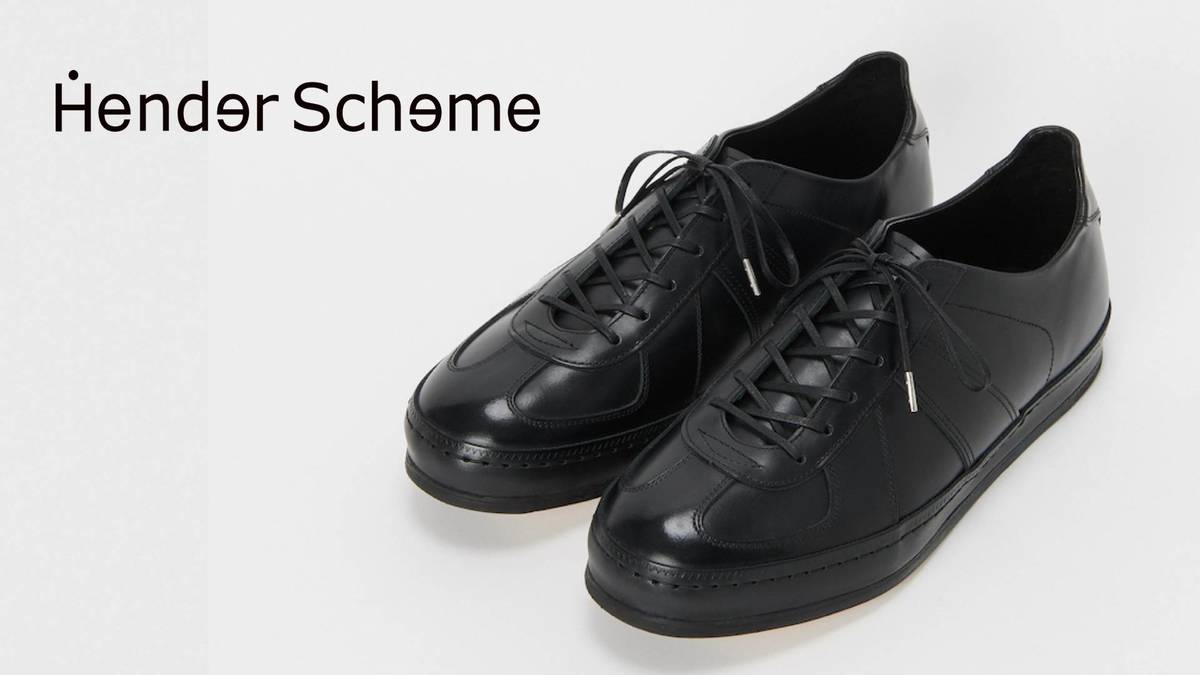 Hender Scheme german dress trainer(mj-s-gdt')black発売