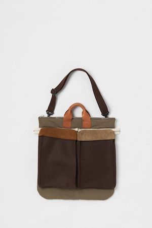 Hender Scheme multi helmet bag(nc-rb-mht)olive multi 発売
