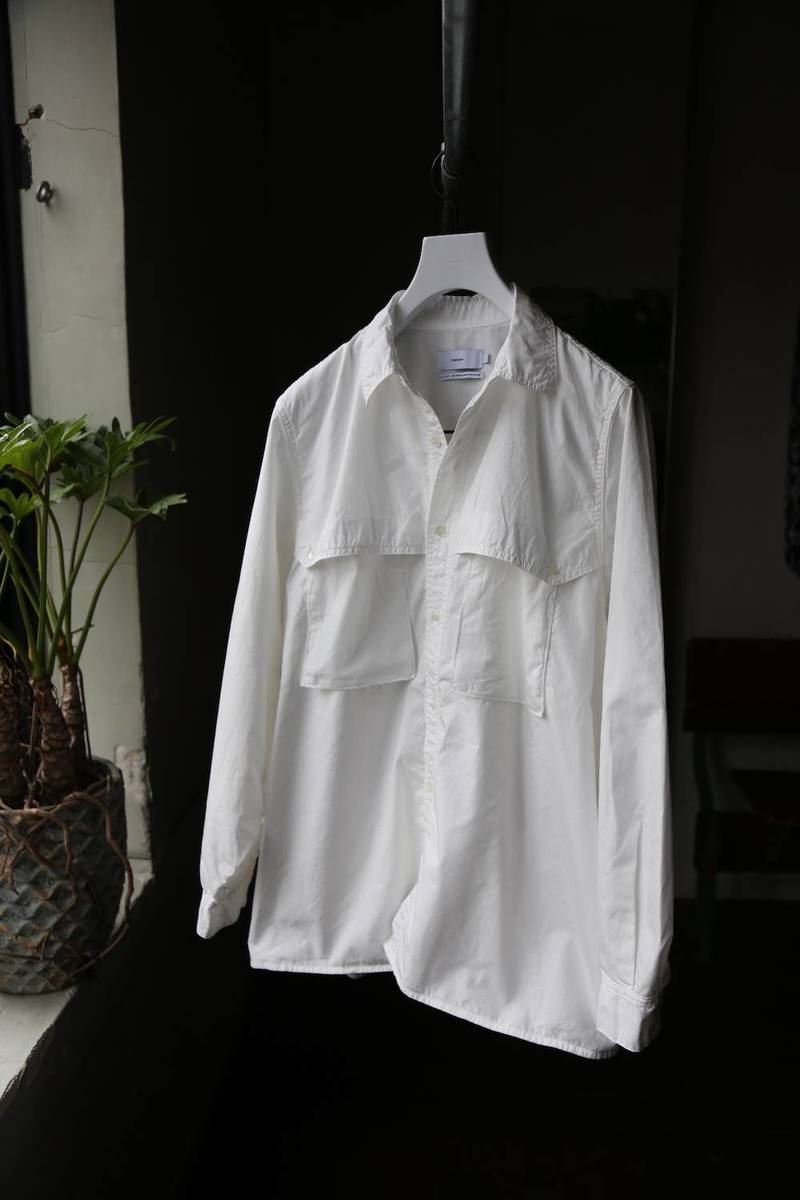 Graphpaper Garment Dyed Poplin Umbrella Yoke Shirt(GM211-50032)発売 - 画像3枚目