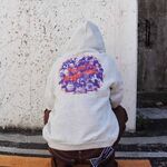 [40％OFF] SELF MADE BY GIANFRANCO VILLEGAS / Oversized hoodie with small selfmade logo 1