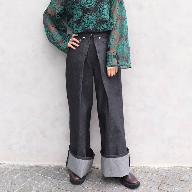 JOHN LAWRENCE SULLIVAN / JLS WIDE JEANS (LONG LENGTH)