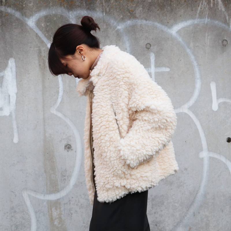 MM6 / MM Faux Sheepskin Jacket - 画像1枚目