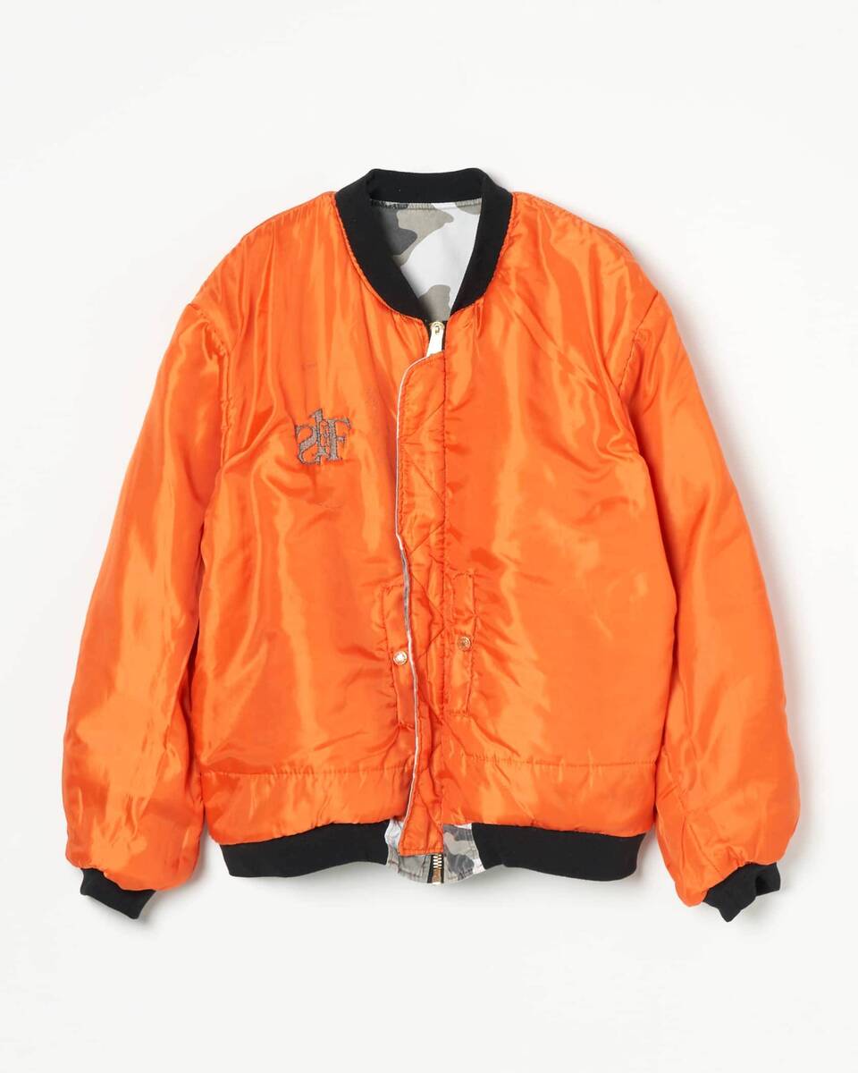 FORSOMEONE × FOSTEX GARMENTS BOMBER CAMO - コウズ リック クロの