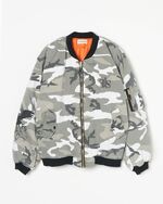 FORSOMEONE × FOSTEX GARMENTS BOMBER CAMO 2