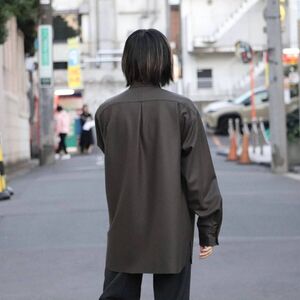MARKAWARE / MA COMFORT FIT BAND COLLAR SHIRT - 画像3枚目