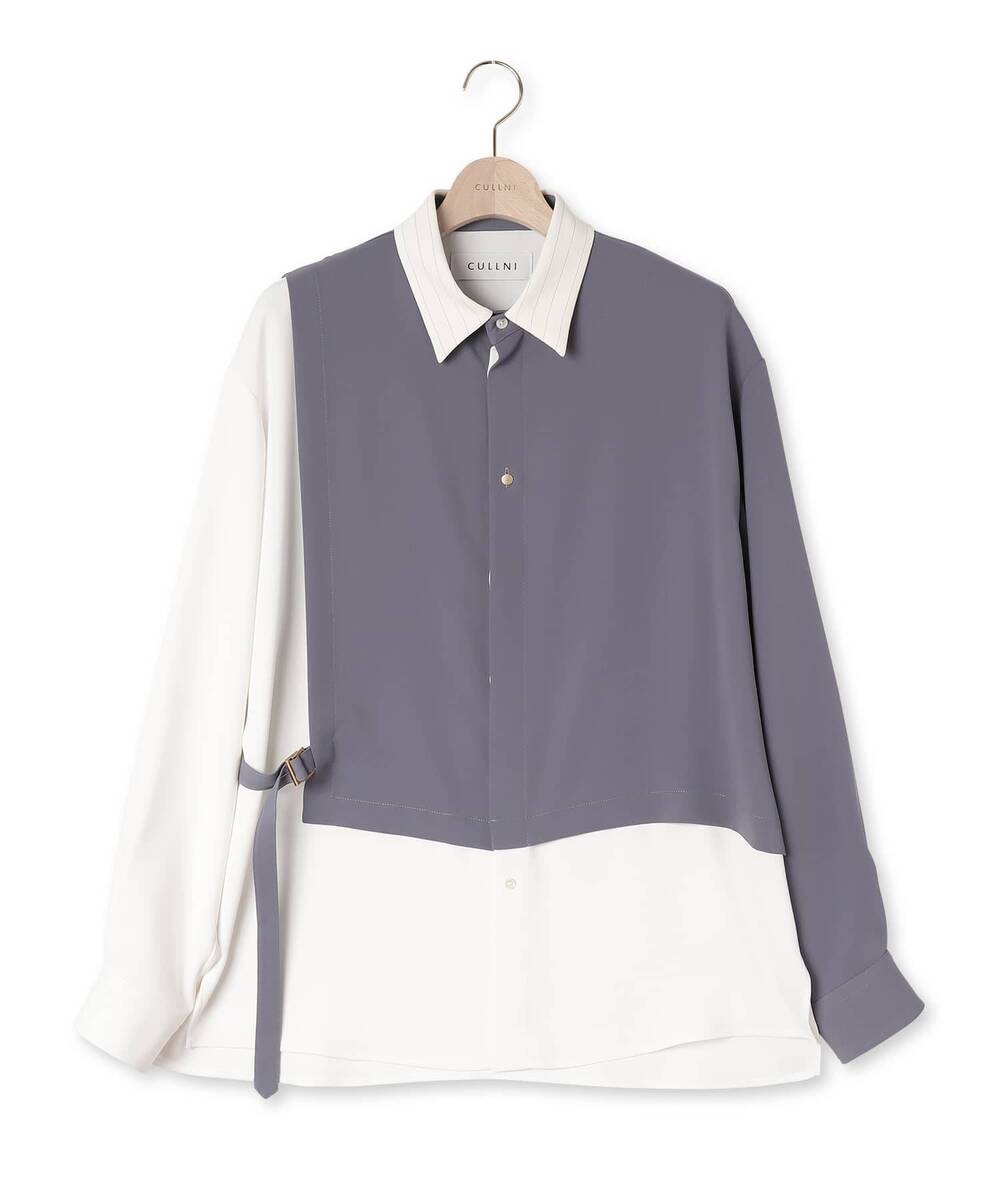 CULLNI / CU LAYERD BELTED SHIRT(22-SS-005) 1