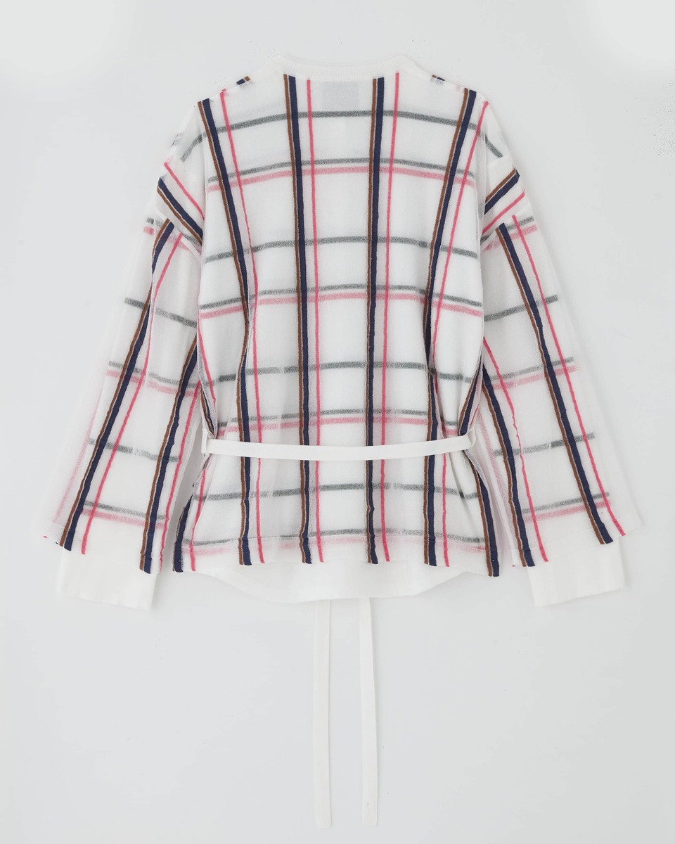 TAN / DEKNIT LAYERED SHIRT - 画像2枚目