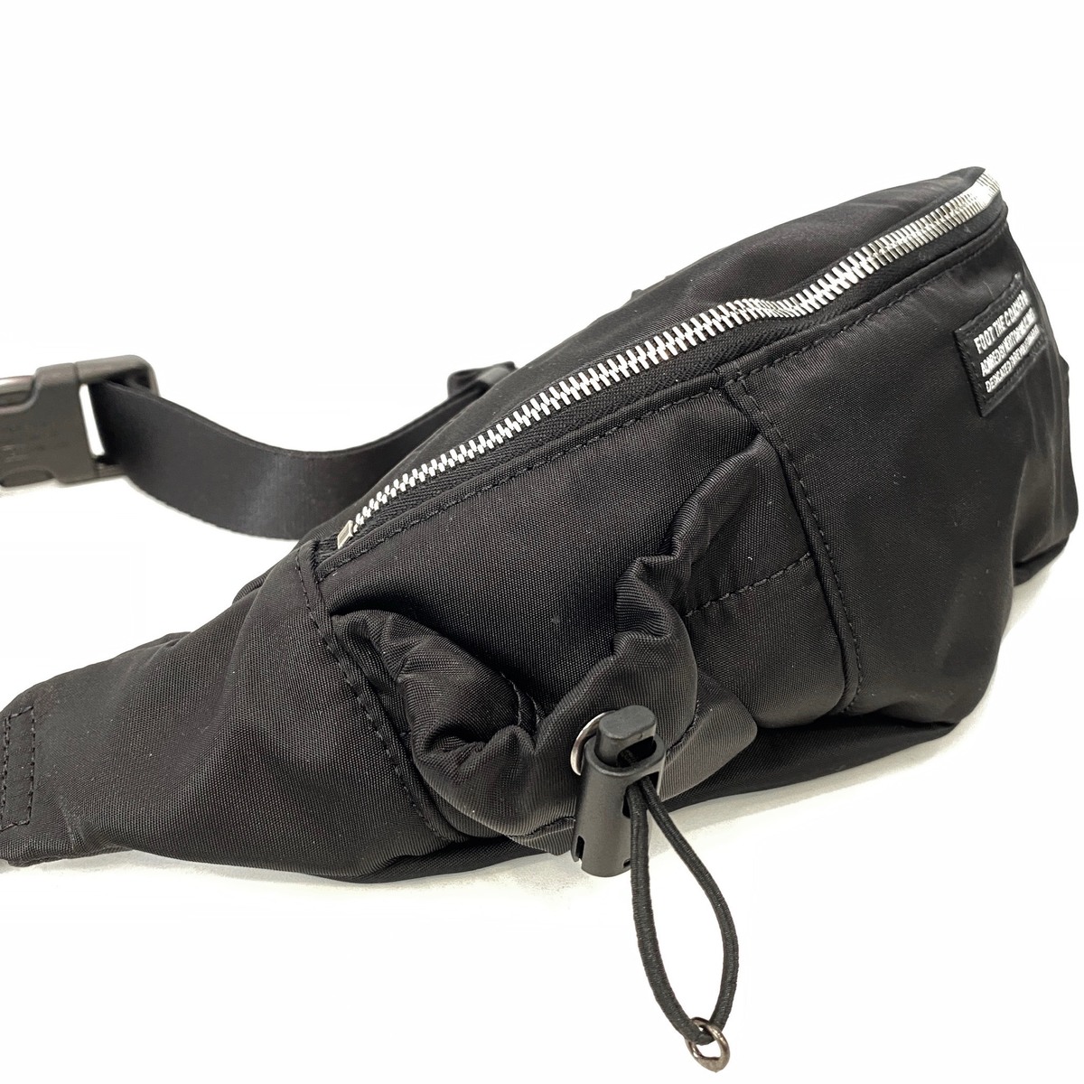 foot the coacher x PORTER anarcho waist bag-nylon black - 画像3枚目