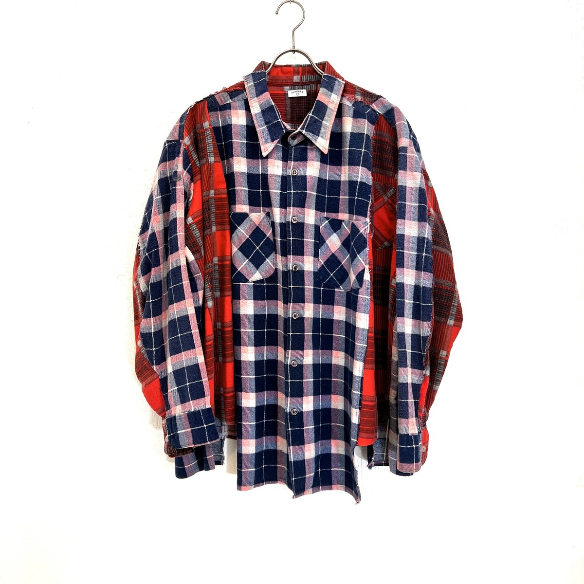 OLDPARK baggy shirt flannel 1