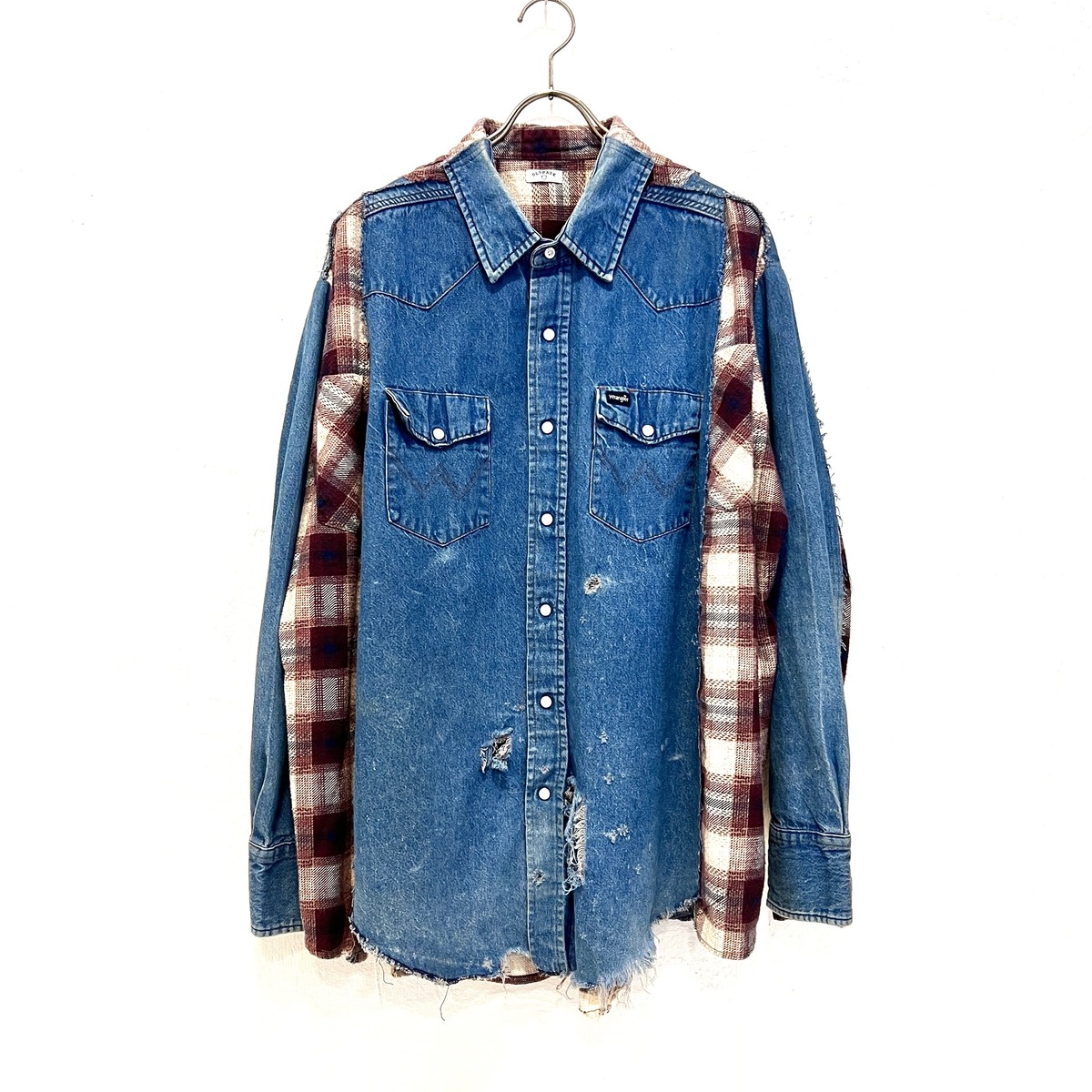 OLDPARK baggy shirt denim 1